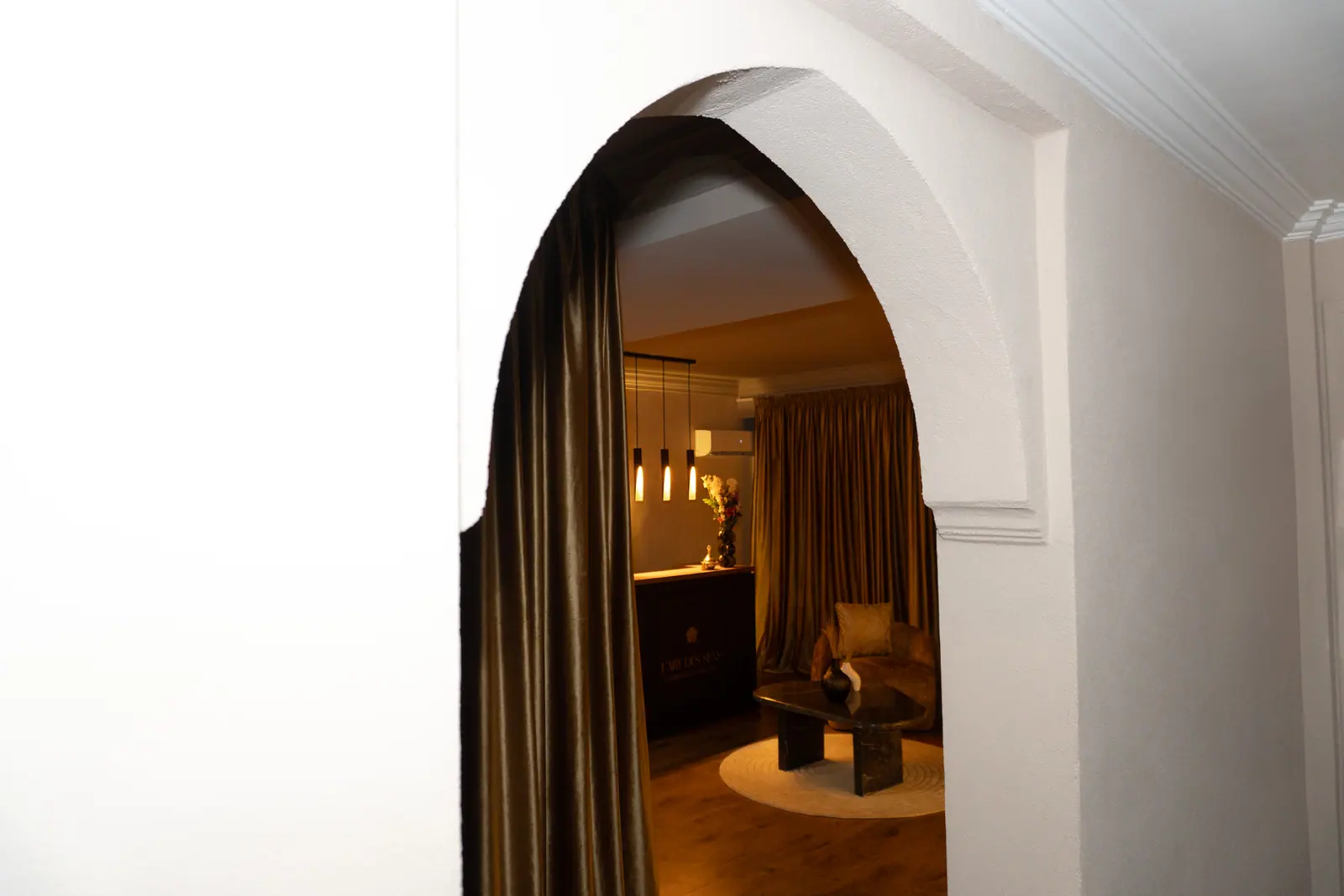 L’entrée de l’institut L’Art des Sens à Marrakech